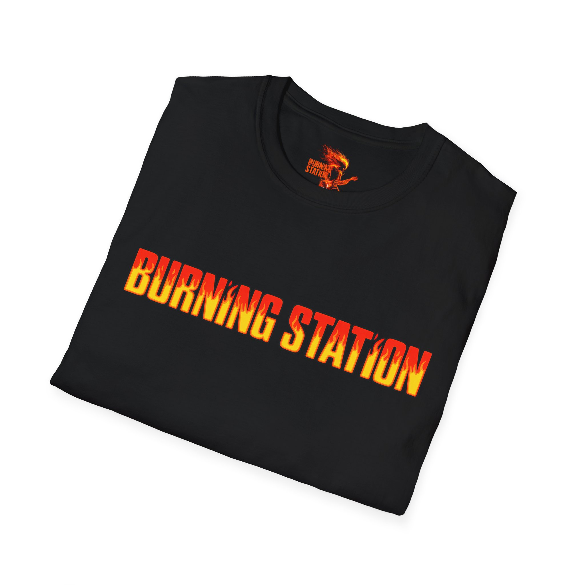 Unisex Softstyle T-Shirt – Burning Station Rock/Metal Edition - Image 3