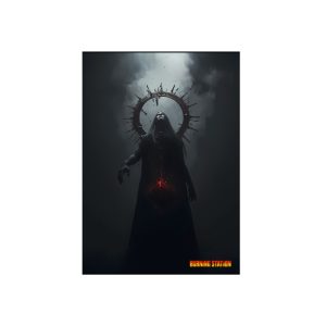 Chrome Blood Choir  – Burning Station Rock/Metal Wall Art