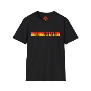 Unisex Softstyle T-Shirt – Burning Station Rock/Metal Edition