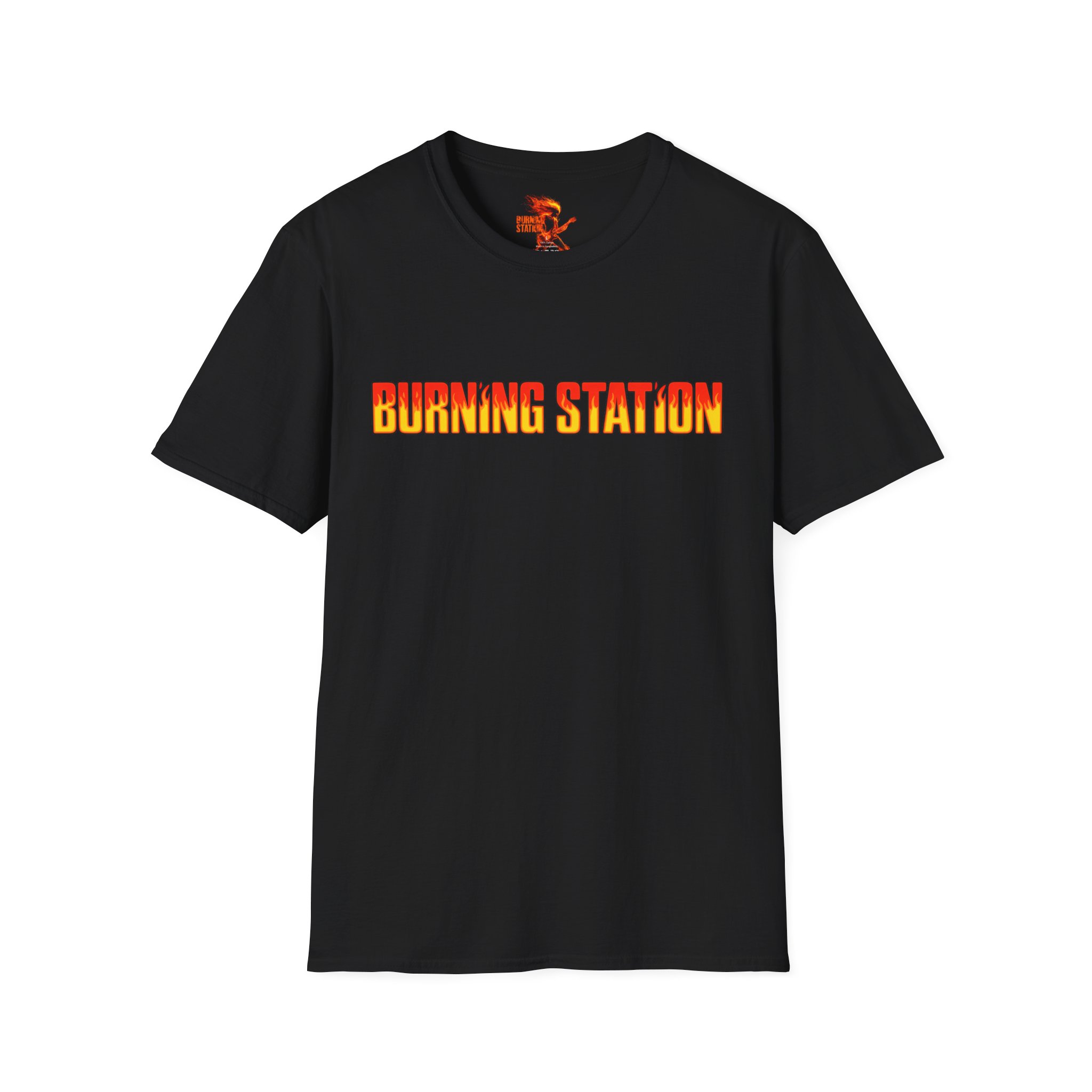 Unisex Softstyle T-Shirt – Burning Station Rock/Metal Edition