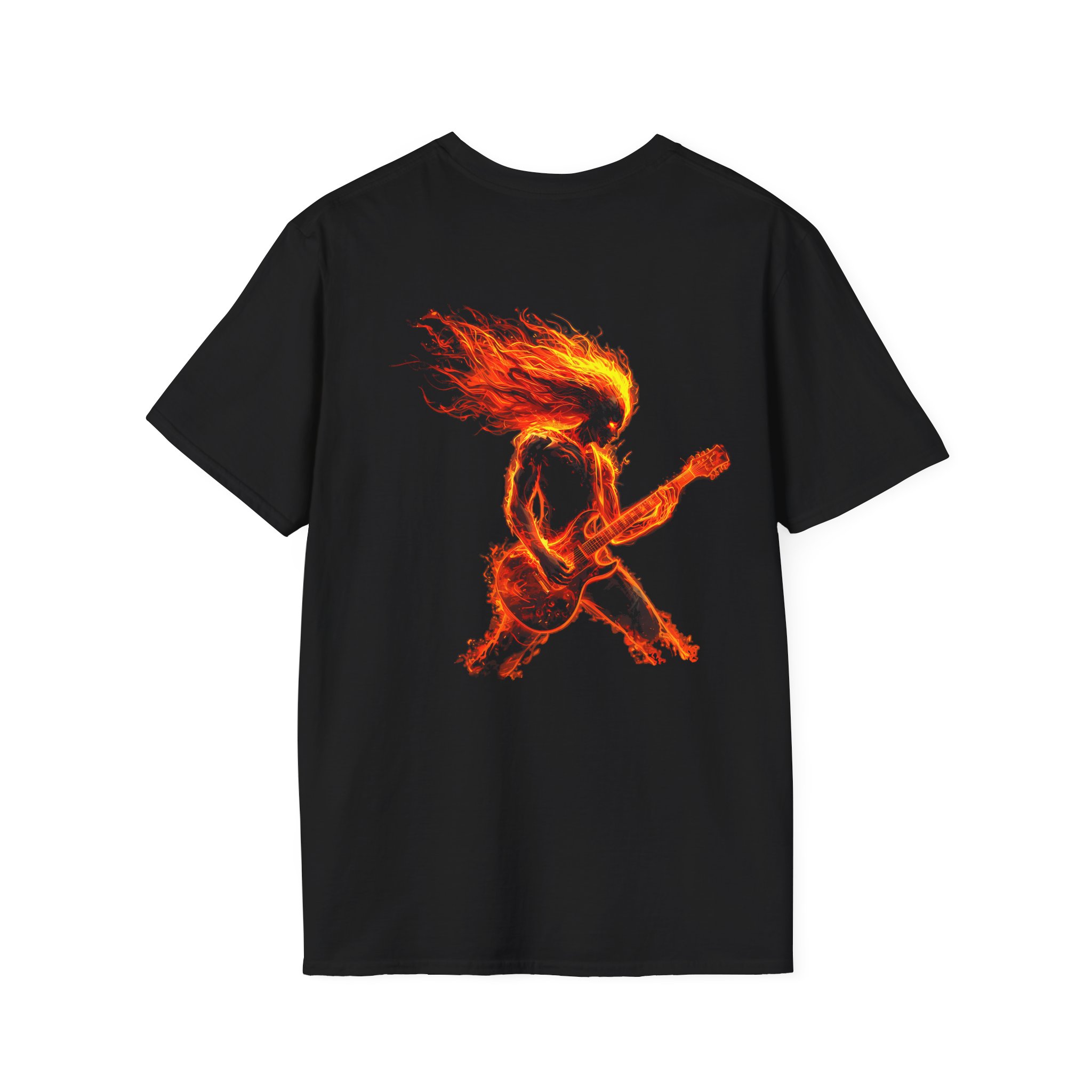 Unisex Softstyle T-Shirt – Burning Station Rock/Metal Edition - Image 2