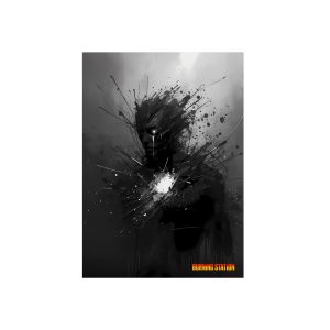Blur State – Burning Station Rock/Metal Wall Art