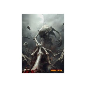 Borrowed Bones – Burning Station Rock/Metal Wall Art