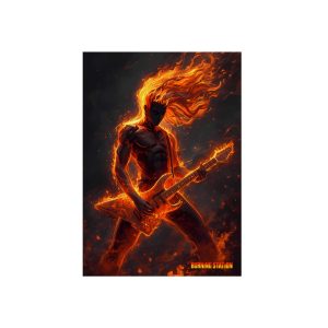 Flame Rocker – Vol. II – Burning Station Rock/Metal Wall Art