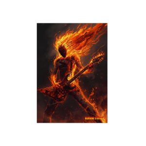 Flame Rocker – Vol. I – Burning Station Rock/Metal Wall Art